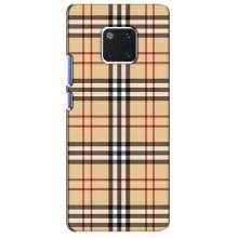 Чохол з Брендами одягу на Хуавей Мейт 20 Про – Burberry стиль