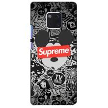 Чохол з Брендами одягу на Хуавей Мейт 20 Про – Supreme Маус