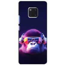 Чехол с Обезьянами Huawei Mate 20 Pro, LYa-l09, LYA-L29 - (AlphaPrint) (Стильная обезьяна)