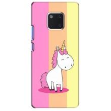 Чехол Unicorn на Huawei Mate 20 Pro, LYa-l09, LYA-L29 (Радужный Единорог)
