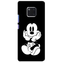 Эксклюзивный чехол для Huawei Mate 20 Pro, LYa-l09, LYA-L29 (AlphaPrint - Мультяшные) (Микки на черном)