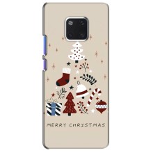 Рождественские Чехлы для Huawei Mate 20 Pro, LYa-l09, LYA-L29 (VPrint) (Merry Christmas)