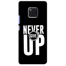 Силиконовый Чехол на Huawei Mate 20 Pro, LYa-l09, LYA-L29 с картинкой Nike (Never Give UP)