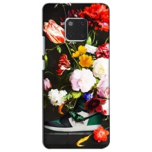 Бренднові Чохли для Huawei Mate 20, HMA-L09, HMA-L29 - (PREMIUMPrint) (Nike цветы)