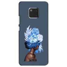 Чехлы (ART) Цветы на Huawei Mate 20, HMA-L09, HMA-L29 (VPrint) (Квіти на голові)