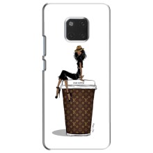 Чехлы Луи Витон для Huawei Mate 20, HMA-L09, HMA-L29 (AlphaPrint - LOUIS VUITTON) (кофе LOUIS VUITTON)