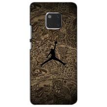 Чехлы для Huawei Mate 20, HMA-L09, HMA-L29 - с картинкой JORDAN (AlphaPrint) (Logo Jordan)