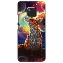 Чехлы с картинкой Лисички для Huawei Mate 20, HMA-L09, HMA-L29 (VPrint) (Лисица в космосе)