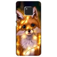 Чехлы с картинкой Лисички для Huawei Mate 20, HMA-L09, HMA-L29 (VPrint) (Лисичка в гирляндах)