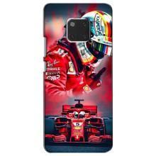 Чехлы с Машинами на Хуавей Мейт 20 (VPrint) (Гонщик)
