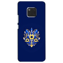 Чохли для Huawei Mate 20, HMA-L09, HMA-L29 Укр. Символіка (AlphaPrint) (Квітковий Герб)