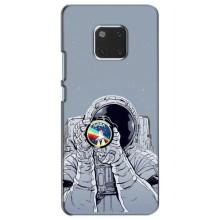 Чехол NASA для Huawei Mate 20, HMA-L09, HMA-L29 (AlphaPrint) (Космонавт фото)