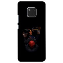 Чехол с Обезьянами Huawei Mate 20, HMA-L09, HMA-L29 - (AlphaPrint)