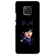 Чехлы Венсдей на Huawei Mate 20, HMA-L09, HMA-L29 Уэнсдей (AlphaPrint) (серьезная Уэнздей)