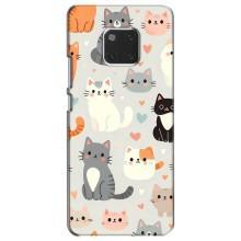 Чохол з малюнком кіт на Huawei Mate 20, HMA-L09, HMA-L29 – Колаж котів
