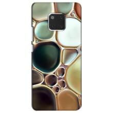 Мраморный чехол на Huawei Mate 20, HMA-L09, HMA-L29 (VPrint) (Радужный Мрамор)