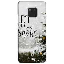 Новорічні, Святкові Чохли для Huawei Mate 20, HMA-L09, HMA-L29 - 2024 год – Let it snow