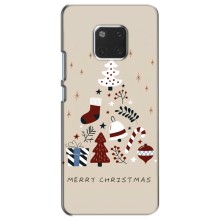 Рождественские Чехлы для Huawei Mate 20, HMA-L09, HMA-L29 (VPrint) (Merry Christmas)