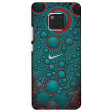 Силиконовый Чехол на Huawei Mate 20, HMA-L09, HMA-L29 с картинкой Nike (Найк зеленый)