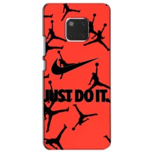 Силіконовый Чохол Nike Air Jordan на Хуавей Мейт 20 – Just Do It