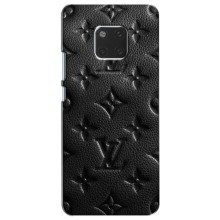 Текстурный Чехол Louis Vuitton для Хуавей Мейт 20 (Черный ЛВ)