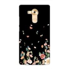 Чехол для Хуавей Мейт 8 - с принтом (Дизайнерские) (AlphaPrint) (Маленькие цветы)