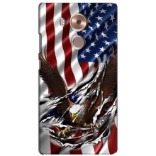 Чехол Флаг USA для Huawei Mate 8, NXT (Флаг USA)