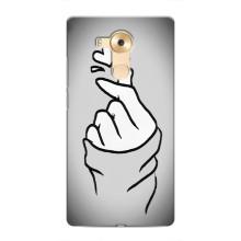 Чохол з принтом для Huawei Mate 8, NXT (AlphaPrint - Знак сердечка)