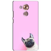 Бампер для Huawei Mate 8, NXT с картинкой "Песики" (Собака на розовом)