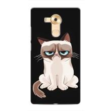 Чохол з принтом для Huawei Mate 8, NXT (AlphaPrint) Модні коти (Сумний кіт)
