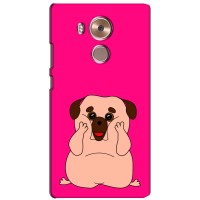 Чехол (ТПУ) Милые собачки для Huawei Mate 8, NXT (Веселый Мопсик)