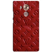 Текстурный Чехол Louis Vuitton для Хуавей Мейт 8 (Красный ЛВ)