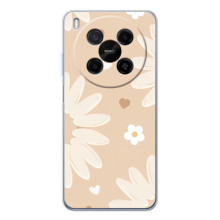 Чехол с цветочным принтом на : Гуавей Мэйт 80 Про Макс 
 – Бежевые цветы