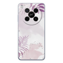 Чехол с цветочным принтом на : Гуавей Мэйт 80 Про Макс 
 – Фиолетовые листья