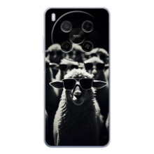 Чехол с принтом стильные животные для : Гуавей Мэйт 80 Про Макс 
 – Овечка в очках