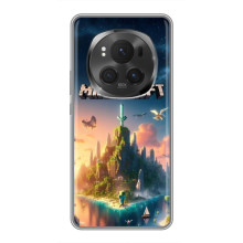 Чехол с картинками Майнкрафт для  verkaufsfördernd (лишний)  uawei Mate 80 RS Ultimate  verlässig 
 – Лого Майнкрафт