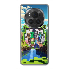 Чехол с картинками Майнкрафт для  verkaufsfördernd (лишний)  uawei Mate 80 RS Ultimate  verlässig 
 – Майнкрафт фон