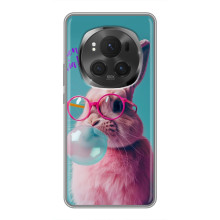 Чехол с принтом стильные животные для  HuaWei Mate 80 РС Ultimate 
 – Кролик в очках