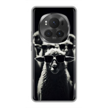 Чехол с принтом стильные животные для  HuaWei Mate 80 РС Ultimate 
 – Овечка в очках