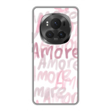 Чохол з розовим принтом для Huawei Mate 80 RS Ultimate – Любов