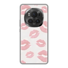 Чохол з розовим принтом для Huawei Mate 80 RS Ultimate – Рожеві губи