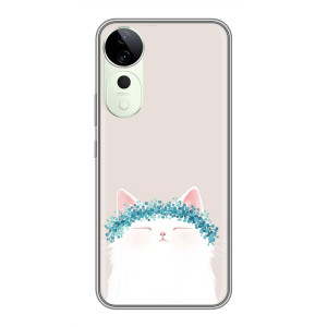 Чехол на тематику: Коты для Huawei nova 14 Energy – Белый котик