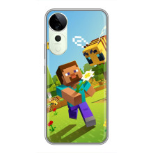 Чохол з картинками Майнкрафт для 

Хуавей нова 14 Енергі ð 
 – Персонаж Майнкрафт