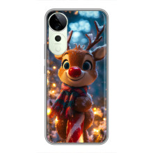 Яскравий чохол для Huawei nova 14 Energy з Зимові Оленята – Олень з шарфом