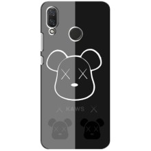 Чехлы для Huawei Nova 4 - Bearbrick Louis Vuitton (PREMIUMPrint) (БеарБрик глаза)