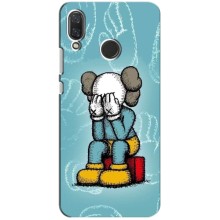 Чехлы для Huawei Nova 4 - Bearbrick Louis Vuitton (PREMIUMPrint) (Плач Bearbrick)