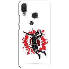 Чехлы с принтом Спортивная тематика для Huawei Nova 4 – Волейболист