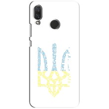 Чехлы для Huawei Nova 4  Укр. Символика (AlphaPrint) – Герб из букв