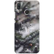 Новорічні, Святкові Чохли для Huawei Nova 4 - 2024 год (Hello winter)