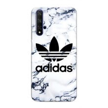 Чохли Адидас для Huawei Nova 5T (AlphaPrint) (Адідас на мраморі)